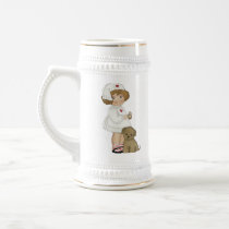 Vintage Nurse With Puppy T-shirts and Gifts Coffee Mug
