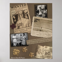 Vintage "Nursing" Scrapbook Print