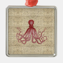 Vintage octopus ornament