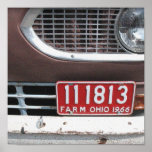 Vintage Ohio Farm Truck Canvas Print