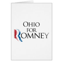 Vintage Ohio for Romney -.png Greeting Card