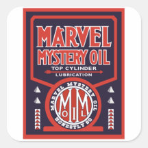 Vintage Oil sign reproduction Stickers