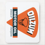 Vintage Oilzum motor oil sign Mousepads