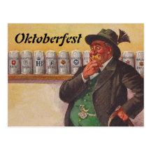 Vintage Oktoberfest Octoberfest Choices Postcards