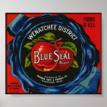 Vintage Old Apple Fruit Crate Labels