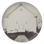 Vintage Old Church Party Plate
