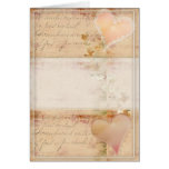 Vintage, old fashioned design cards
