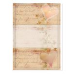 Vintage, old fashioned design post card