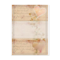 Vintage, old fashioned design post card