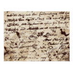 Vintage Old  Handwritten letter Postcard