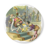 Vintage Old Kind Cole Nursery Rhyme Magnet