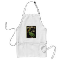 Vintage Old Retro Crate Product Goods Label Veggie Aprons