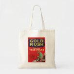 Vintage Old Retro Crate Product Goods Label Veggie Tote Bags