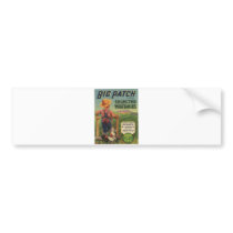Vintage Old Retro Crate Product Goods Label Veggie Bumper Stickers