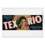 Vintage Old Retro Crate Product Goods Label Veggie Card