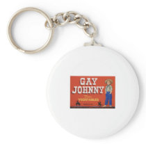 Vintage Old Retro Crate Product Goods Label Veggie Key Chains