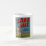 Vintage Old Retro Crate Product Goods Label Veggie Mug