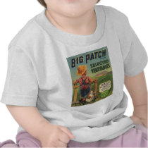 Vintage Old Retro Crate Product Goods Label Veggie T Shirts