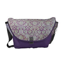 Vintage Old Wallpaper Courier Bags