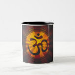 Vintage Om Symbol Print Mug