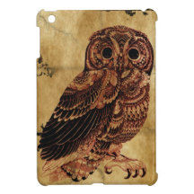 Vintage Owl iPad Mini Cases