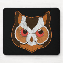 Vintage Owl Mouse Pads