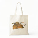 Vintage Owls Tote bags