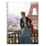 Vintage Painting Eiffel Tower notebooks