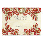 Vintage Paisley Damask Table Place Cards Business Card Templates