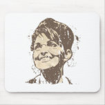 VINTAGE PALIN (brown) Mouse Pad