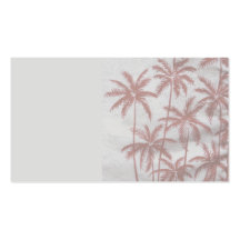vintage palm trees business card