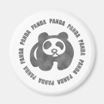 Vintage Panda Fridge Magnet