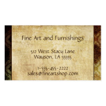 Vintage Paper Browns Business Card Template