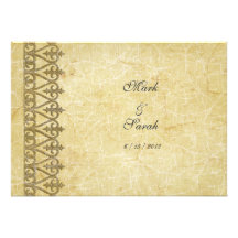 Vintage Parchment II Collection Wedding Invitation