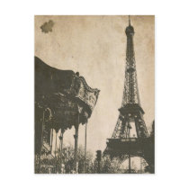 Vintage Paris Postcard, Eiffel Tower