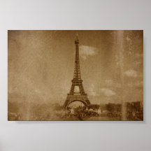 Vintage Paris poster