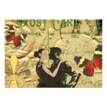 Vintage Paris Tango post card Invitation