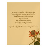Vintage Passion Flower Invitations
