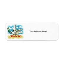 Vintage Peace on Earth Labels