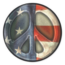 Vintage Peace sign Sticker