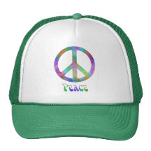 Vintage Peace Trucker Hats