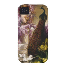 Vintage Peacock Case-Mate iPhone 4 Cover