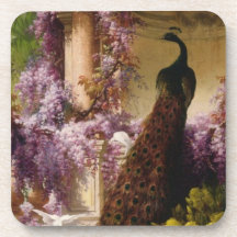 Vintage Peacock Coasters
