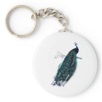 Vintage Peacock Key Chain