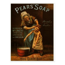 Vintage Pears Soap Postcard