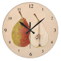 Vintage Pears Wall Clock