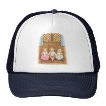 Vintage Pease Porridge Hot Childrens Nursery Rhyme Trucker Hats