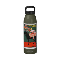 Vintage Performing Arts Poster The Circus Girl Reusable Water Bottles