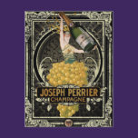 Vintage Perrier Champagne Postcard postcards