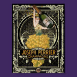 Vintage Perrier Champagne Poster posters